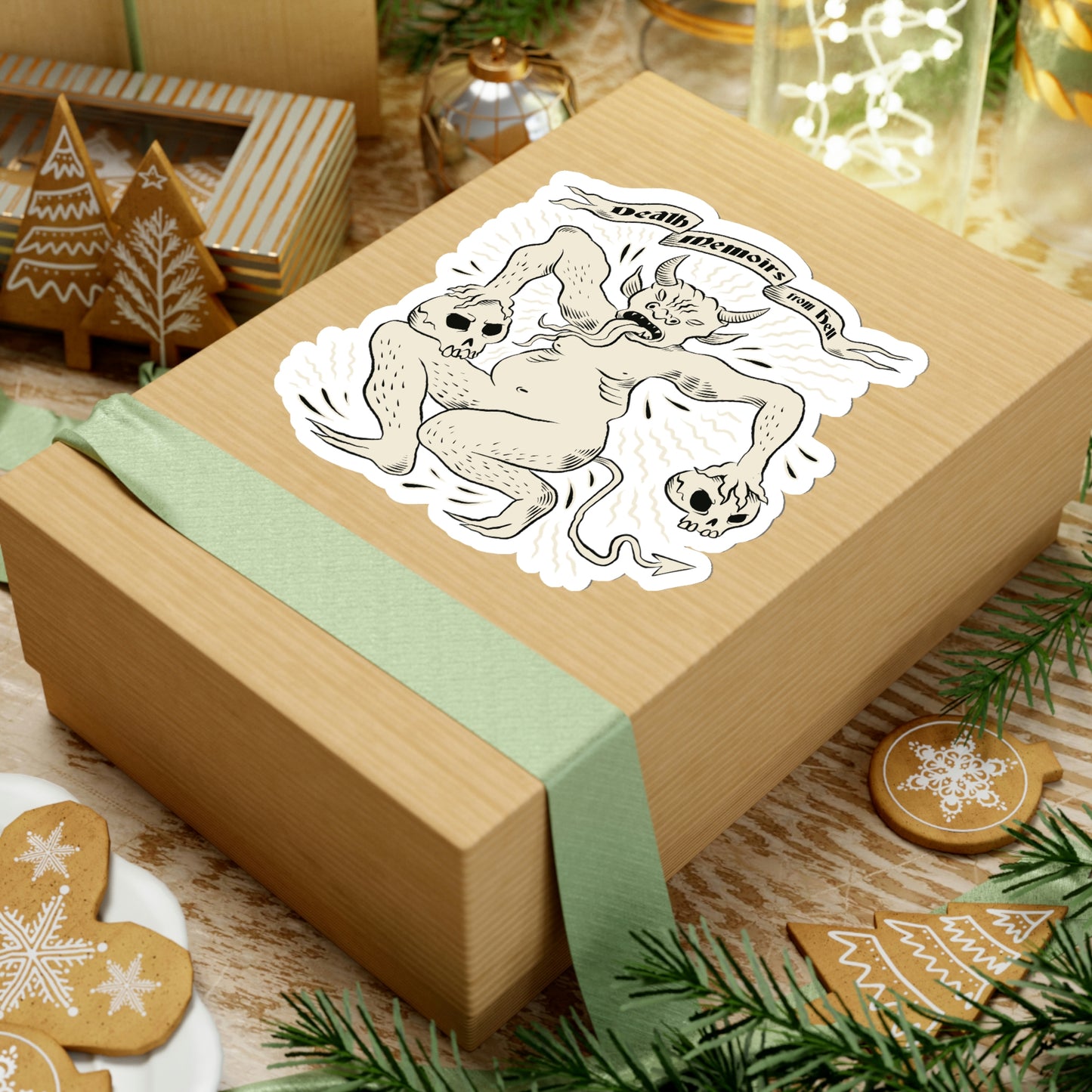 Dar Magic Demon Goth Aesthetic Sticker