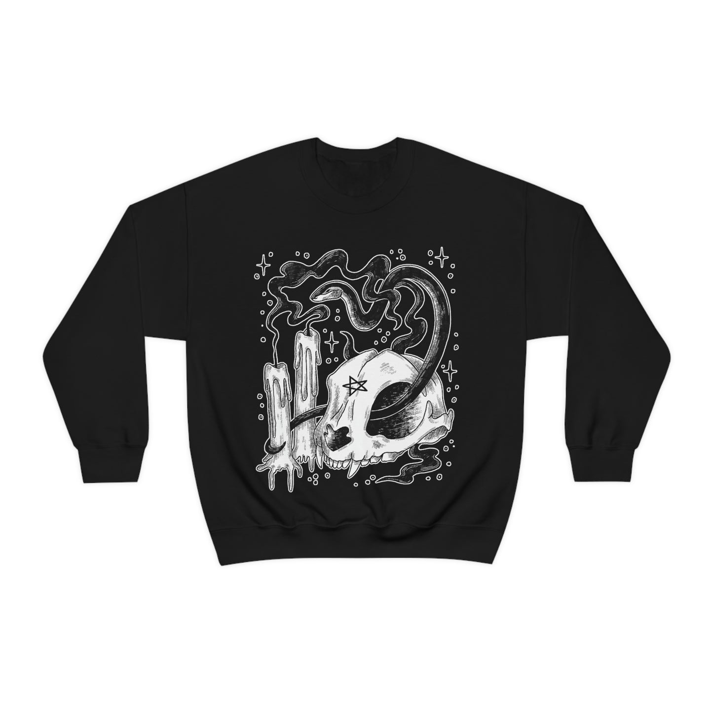 Witch Aesthetic Skull Goth Aesthetic Sweatshirt