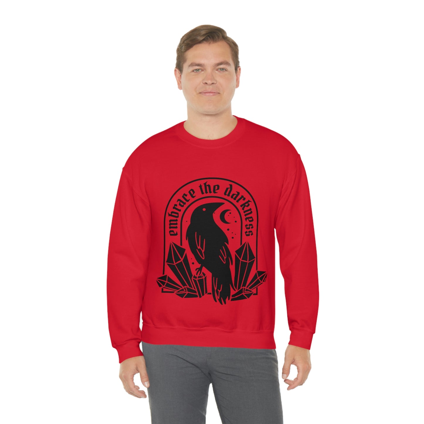 Embrace The Darkness Goth Aesthetic Sweatshirt