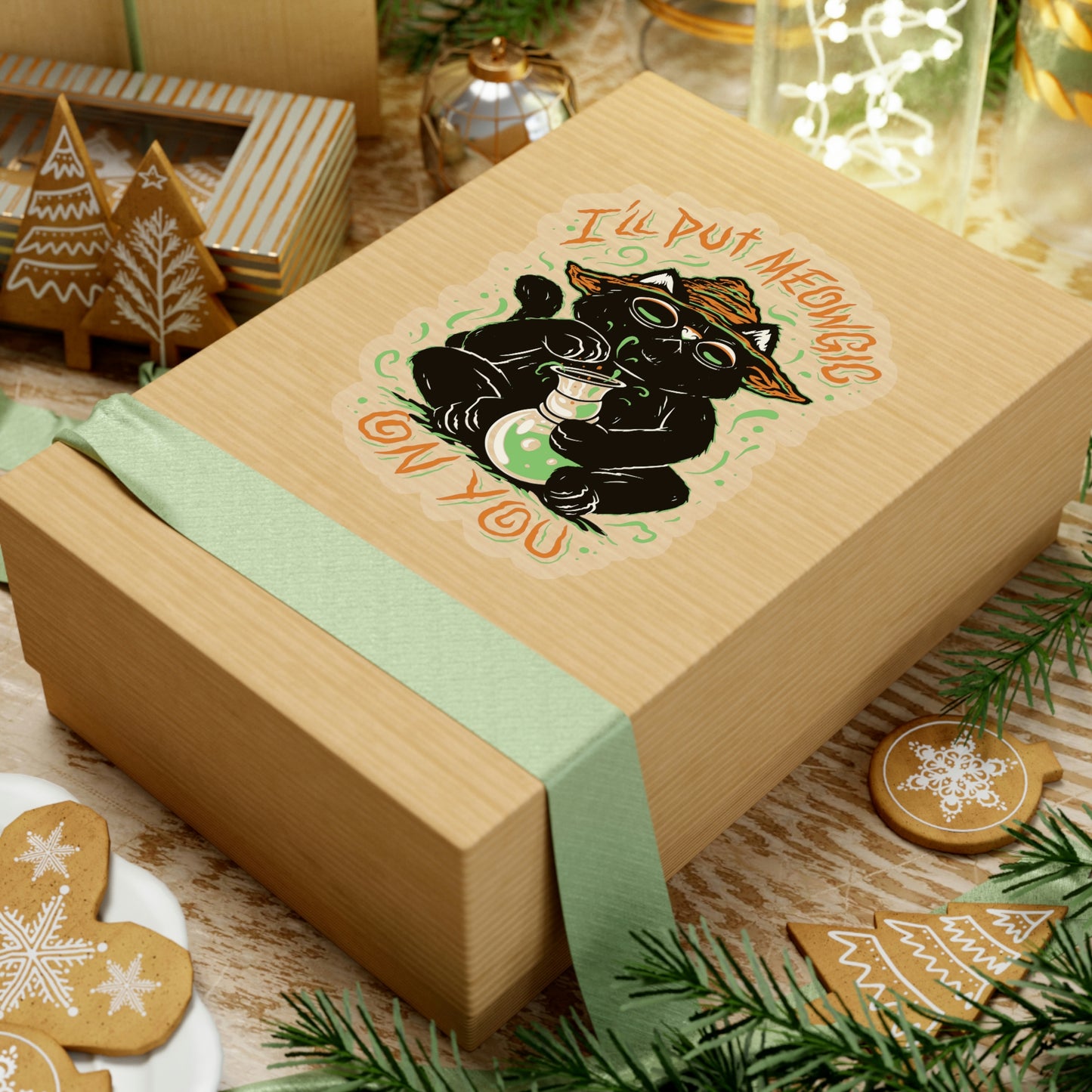 Ill put Meowgic On You Goth Aesthetic Sticker