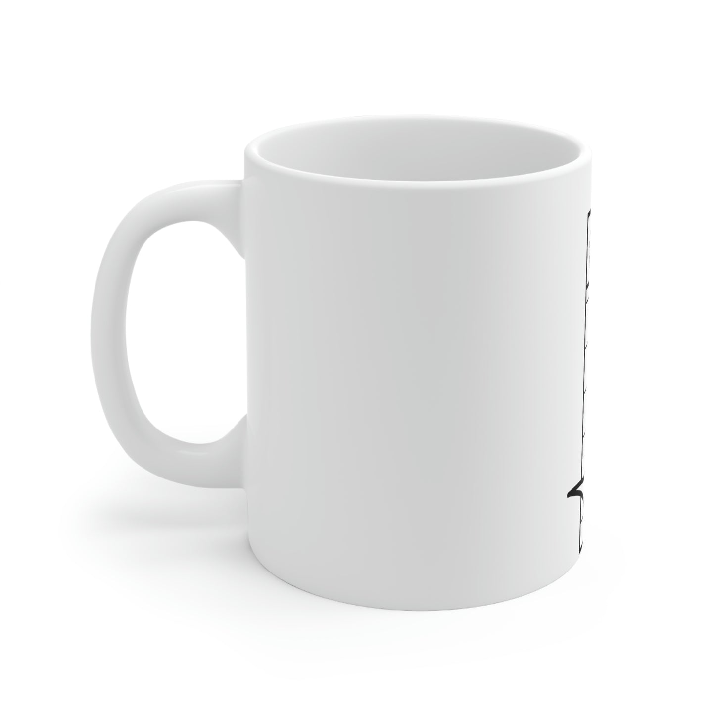 Japanese Aesthetic Redmoon White Mug