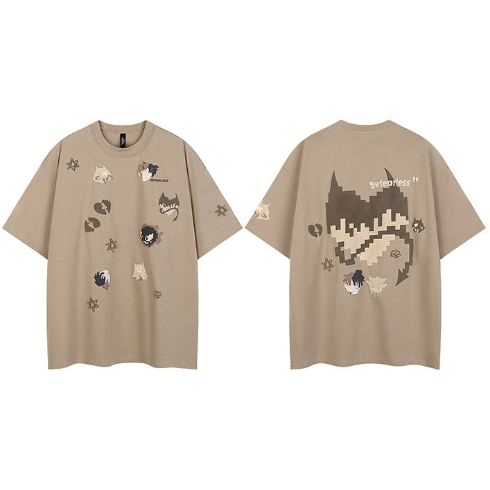 Streetwear Heart Graphic T-Shirt