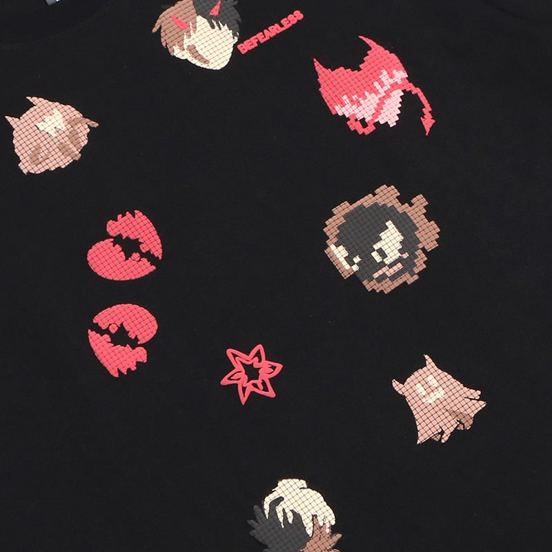 Streetwear Heart Graphic T-Shirt