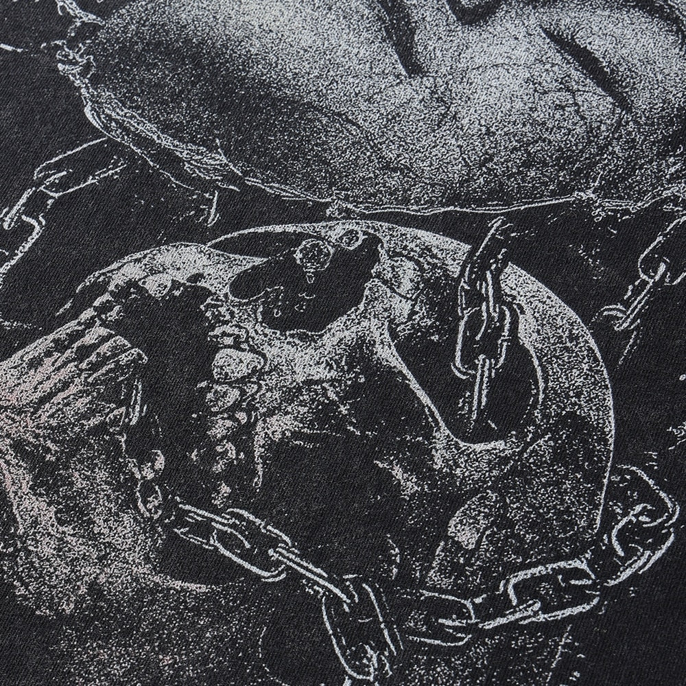 Skeleton Face T-shirt Streetwear