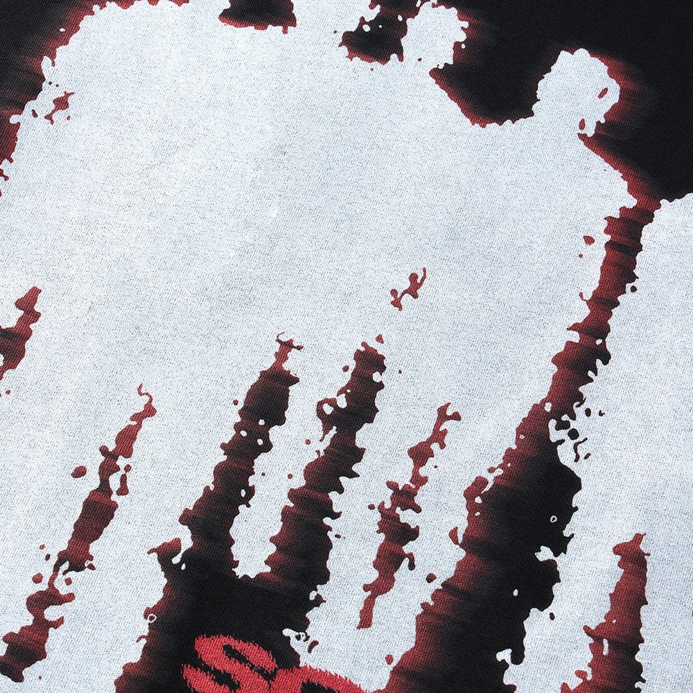 High Street Print Black Vintage T-Shirt