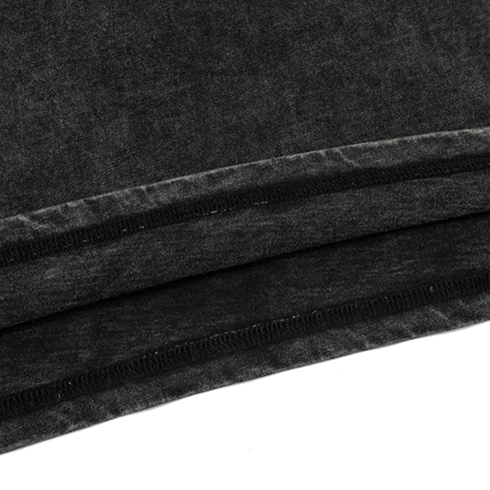 Goth Flame Skulls Oversize Y2k T Shirt