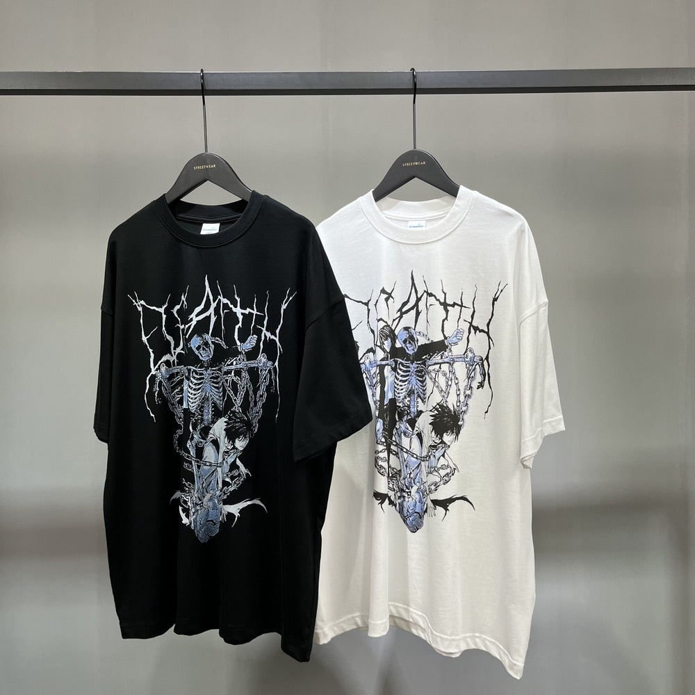 Anime T-Shirt Oversized Streetwear