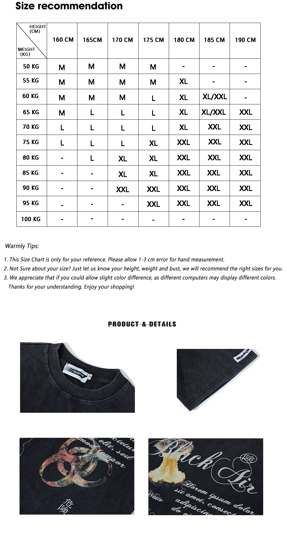 Gothic T Shirt Oversized Y2k Streetwear