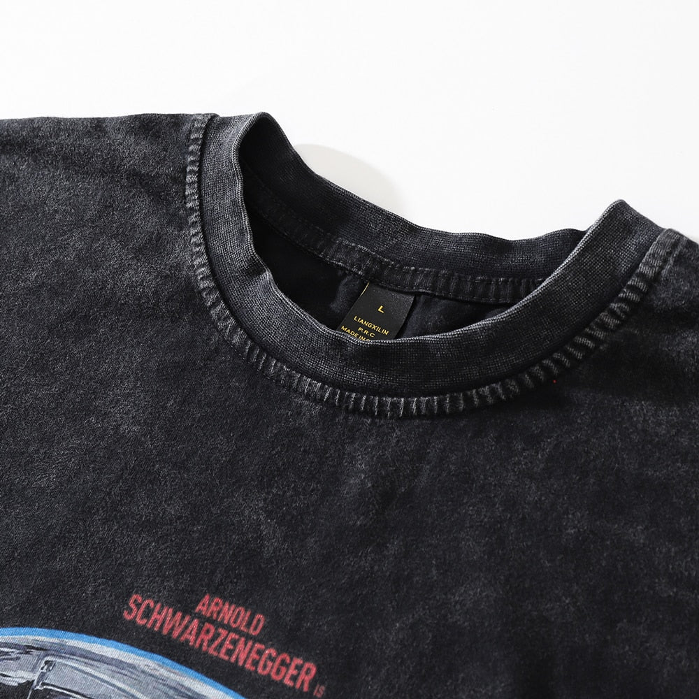 Terminator Print Retro Oversized T Shirt