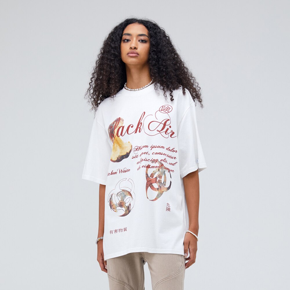 Gothic T Shirt Oversized Y2k Streetwear