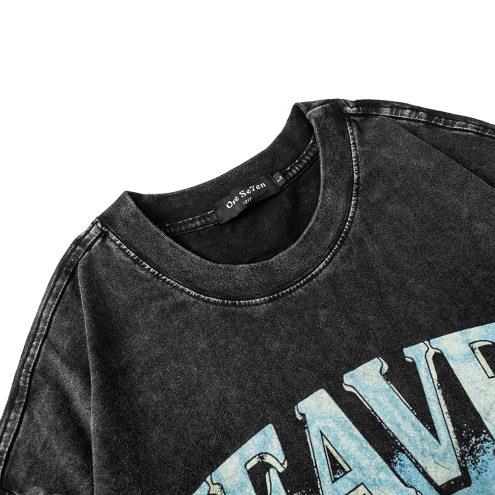 Skulls Oversized Y2k T Shirt