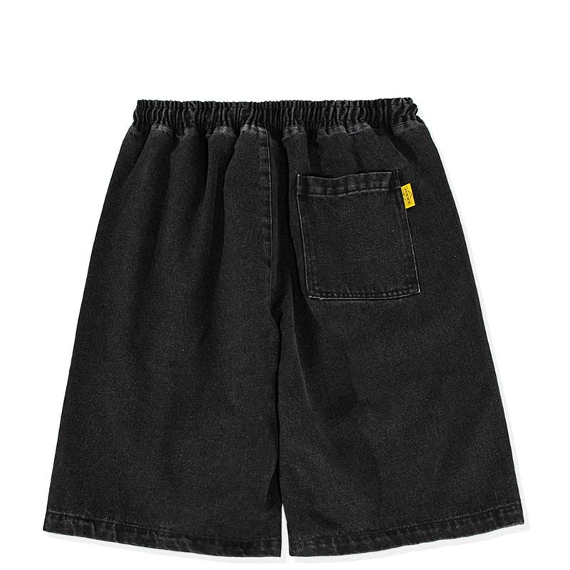 Streetwear Shorts Dancing Skeleton Graphic