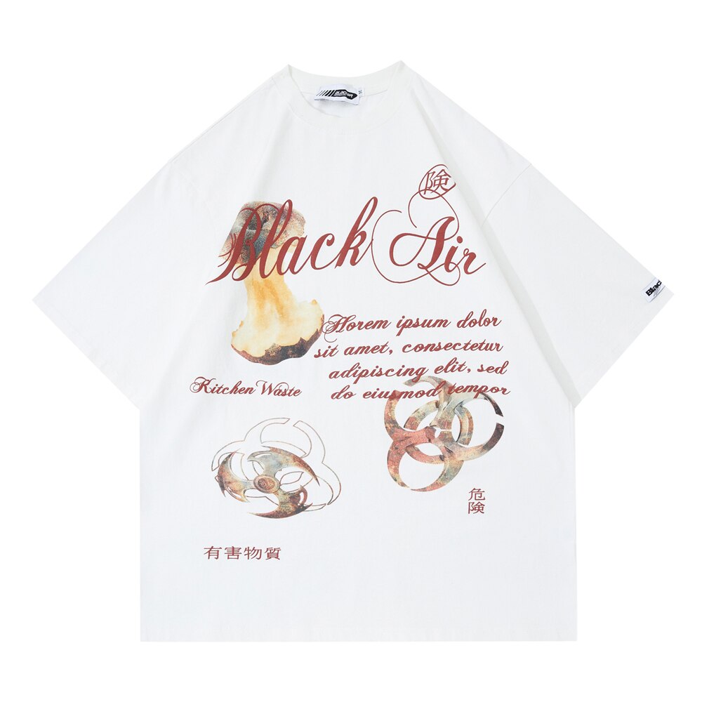 Gothic T Shirt Oversized Y2k Streetwear