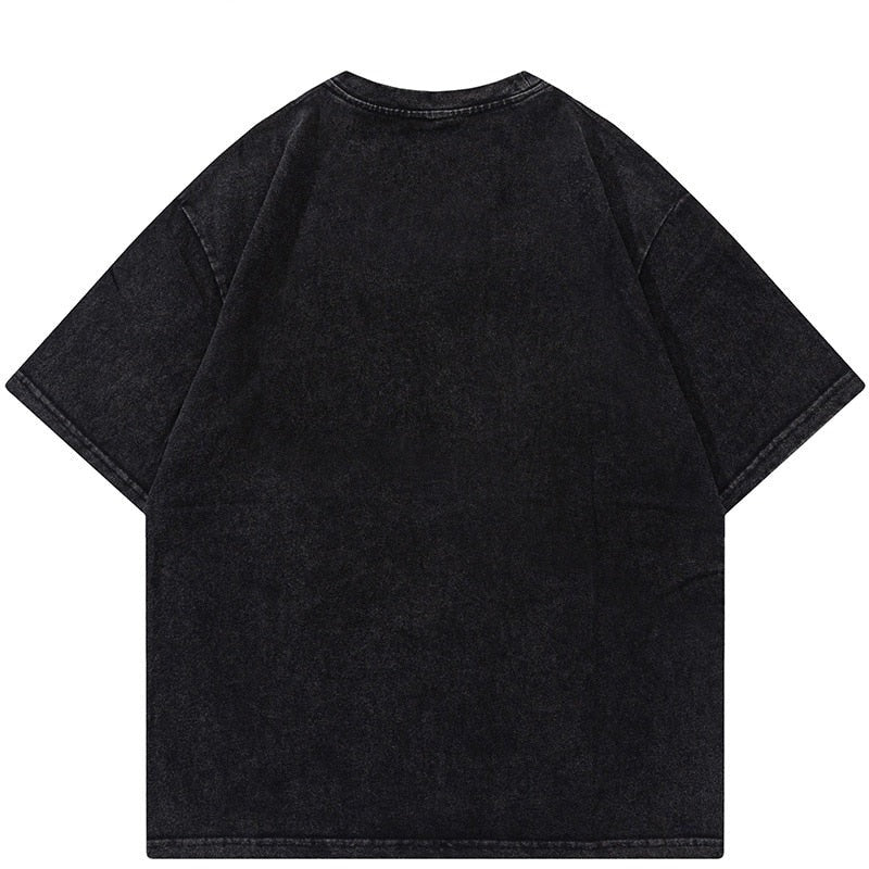 Streetwear T-Shirt Spider Graphic
