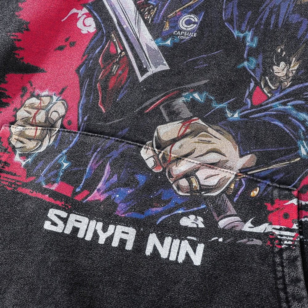 Anime Graphic Hoodie Y2k Oversized Streetwear