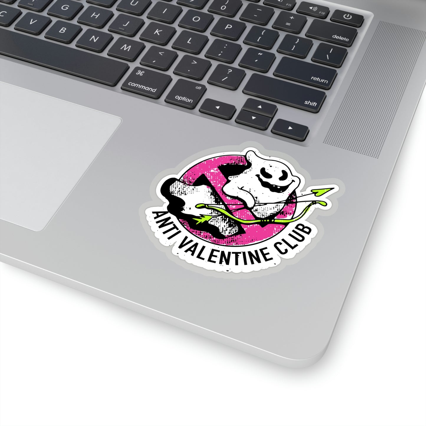 Anti Valentines CLub Ghost Sticker