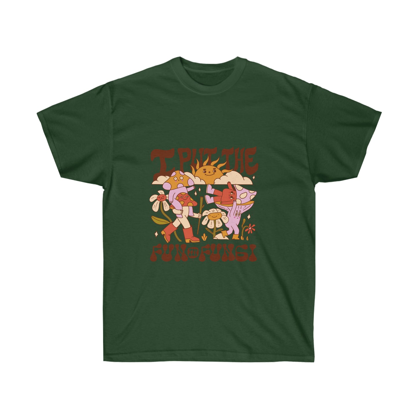 Cottagecore I Put The Fun In Fungi T-Shirt