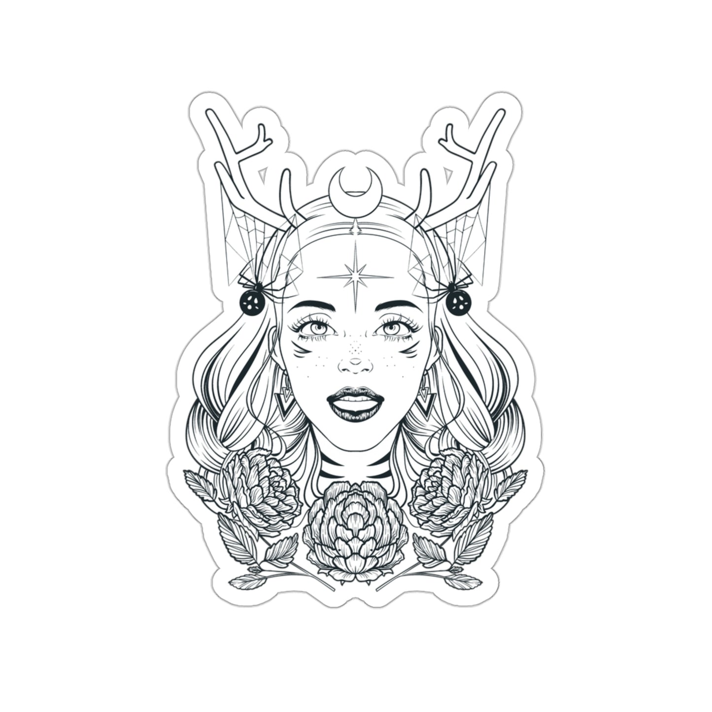 Goth Girl Aesthetic Sticker