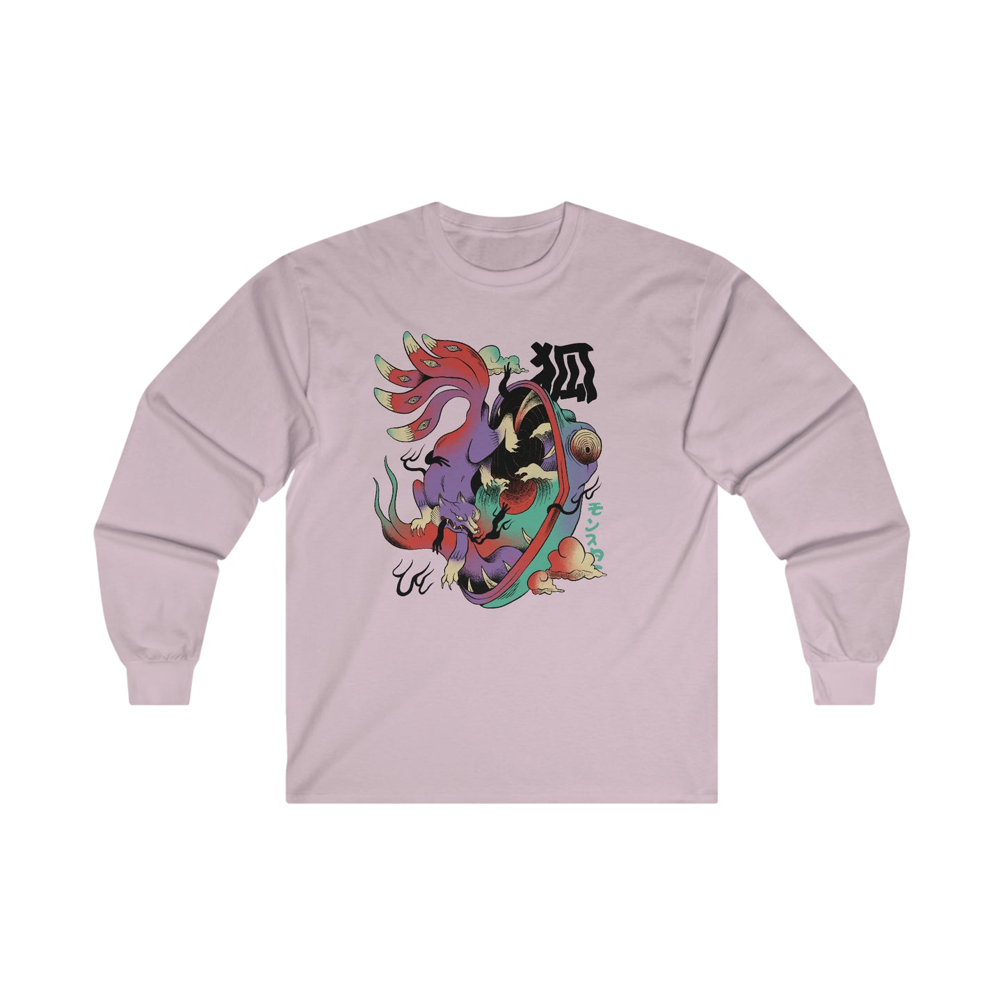 Psychedelic Japanese Aesthetic Art Long Sleeve Shirt