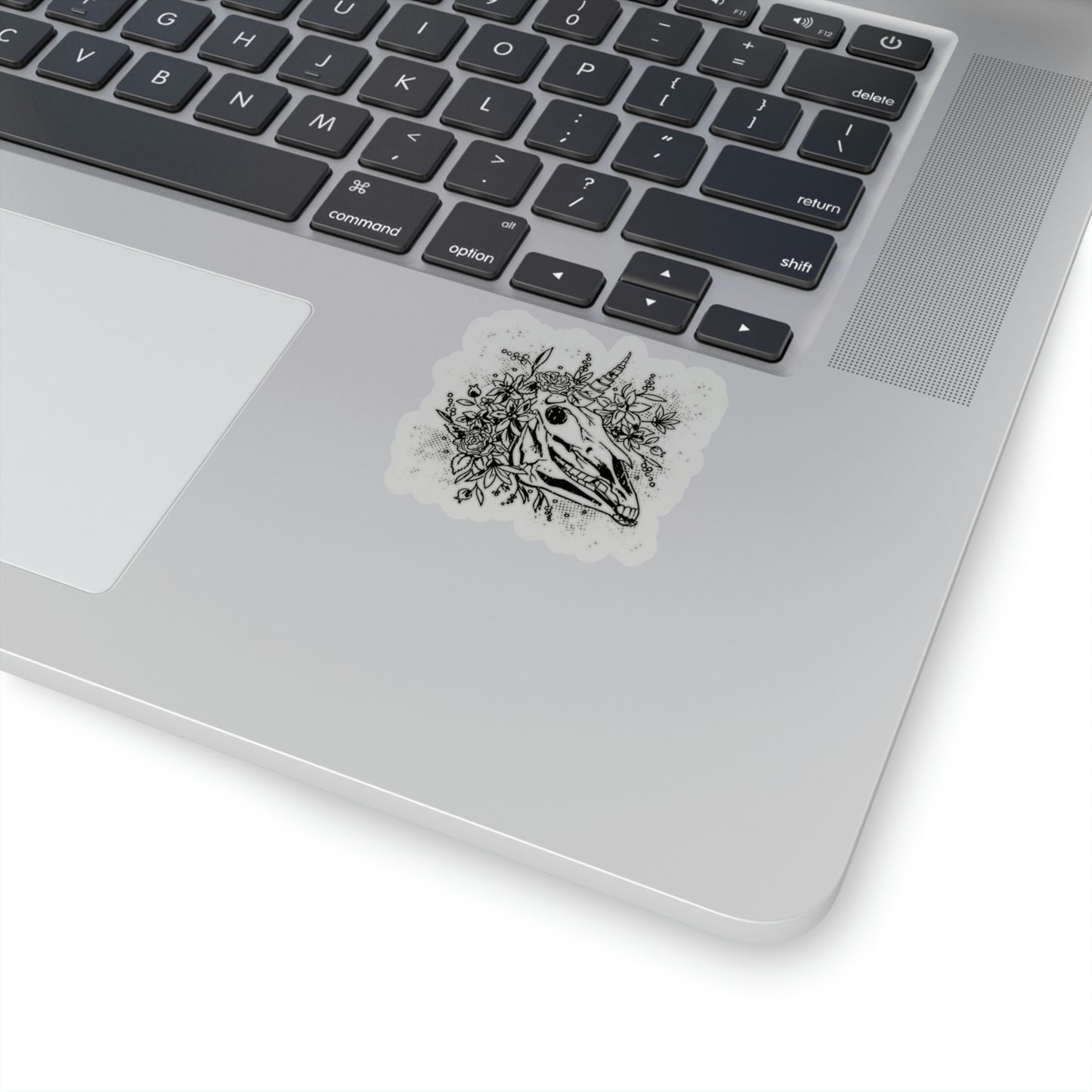 Unicorn Skull Goth Aesthetic Sticker