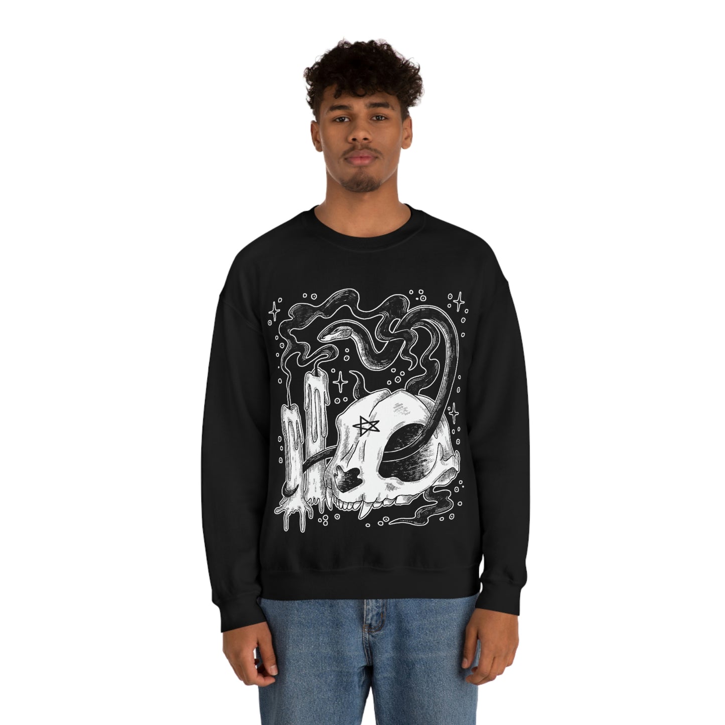 Witch Aesthetic Skull Goth Aesthetic Sweatshirt