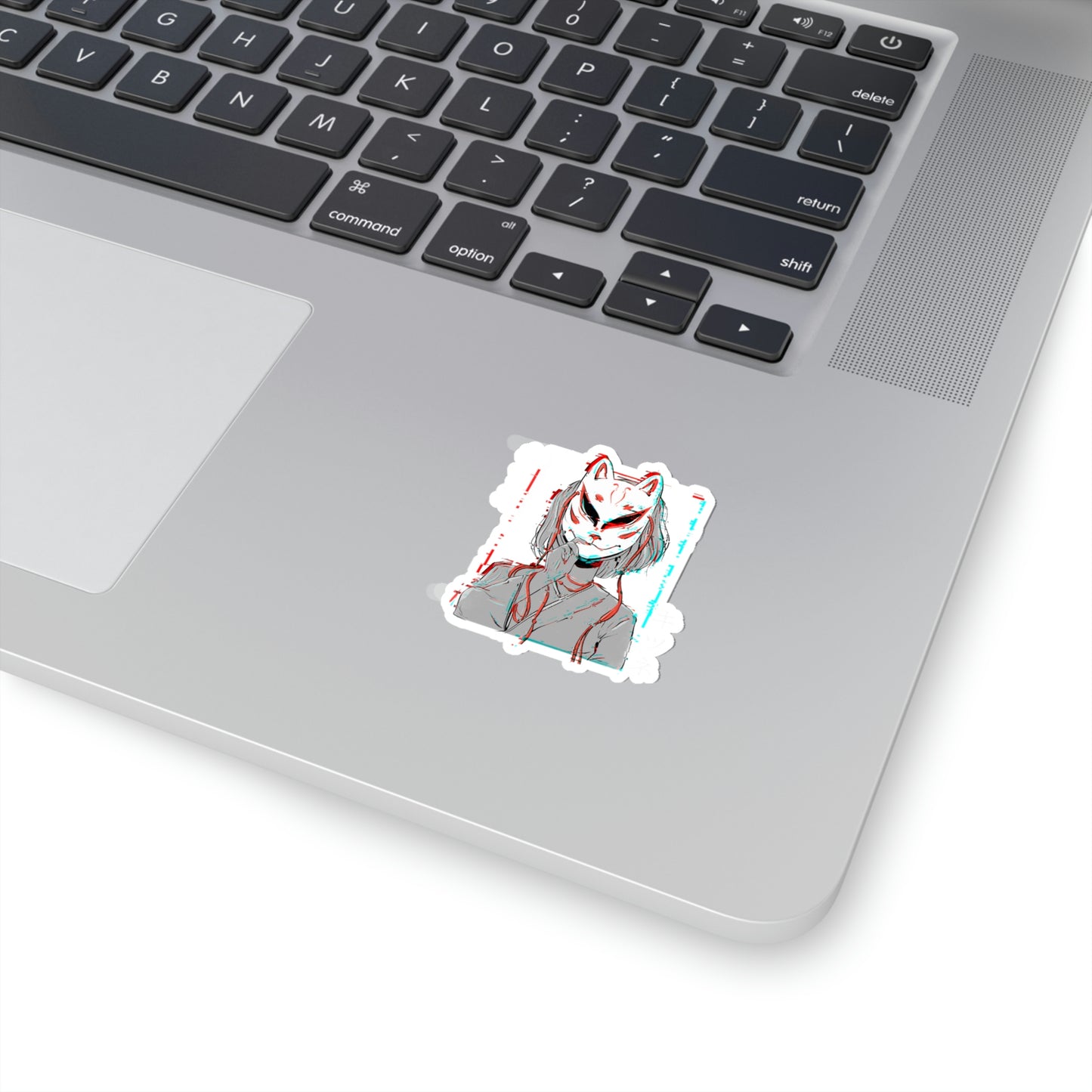 Japanese Aesthetic Kitsune Japan Mask Sticker