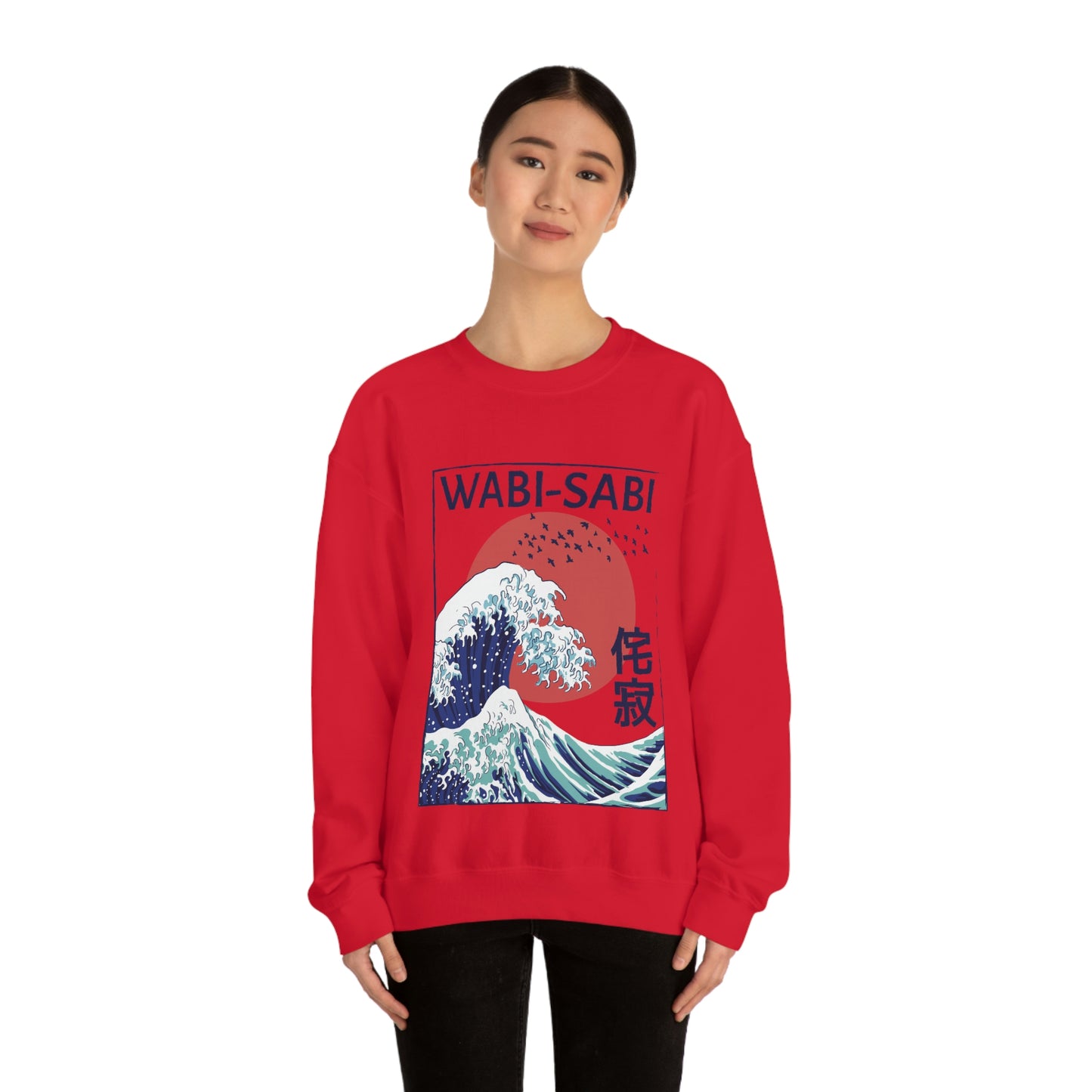 Indie Japanese Art, Japan Streeetwear Retro, Japanese Aesthetic Wave Sweatshirt