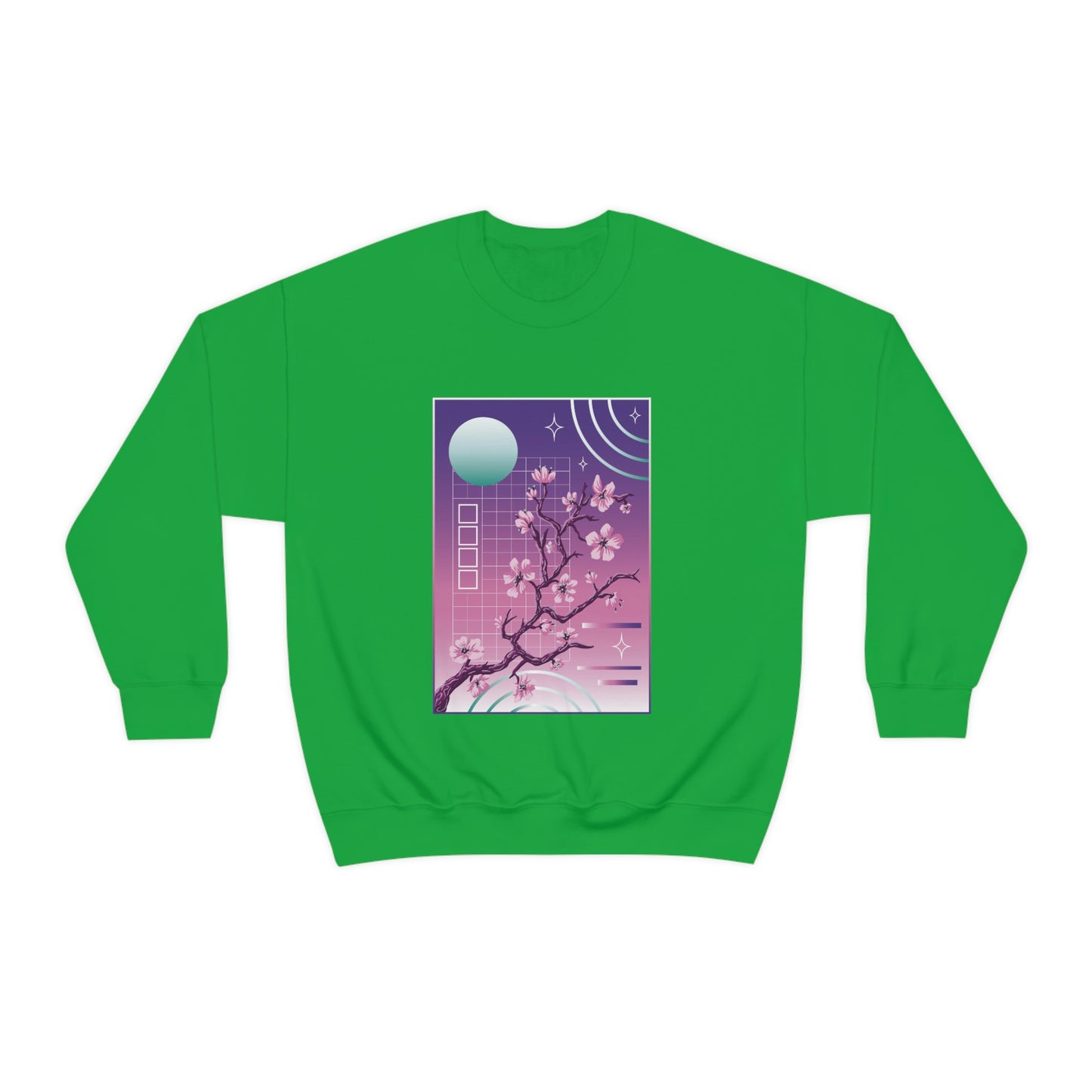 Indie Japanese Art, Japan Streeetwear Retro, Japanese Aesthetic Blossom Sweatshirt