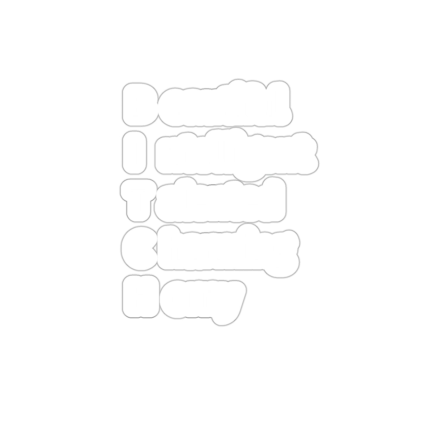 BITCH Shirt, Beautifull Intelligent, Talented, Charming, Horny Sticker