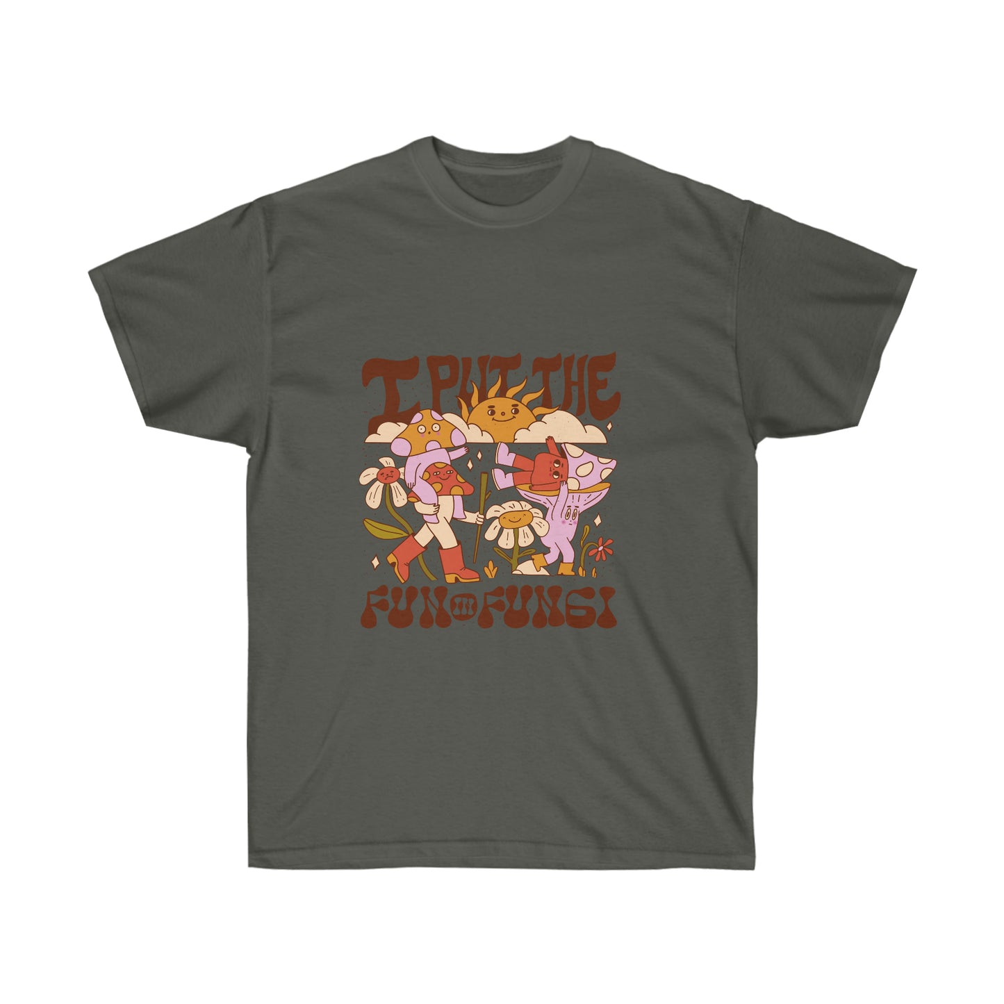 Cottagecore I Put The Fun In Fungi T-Shirt