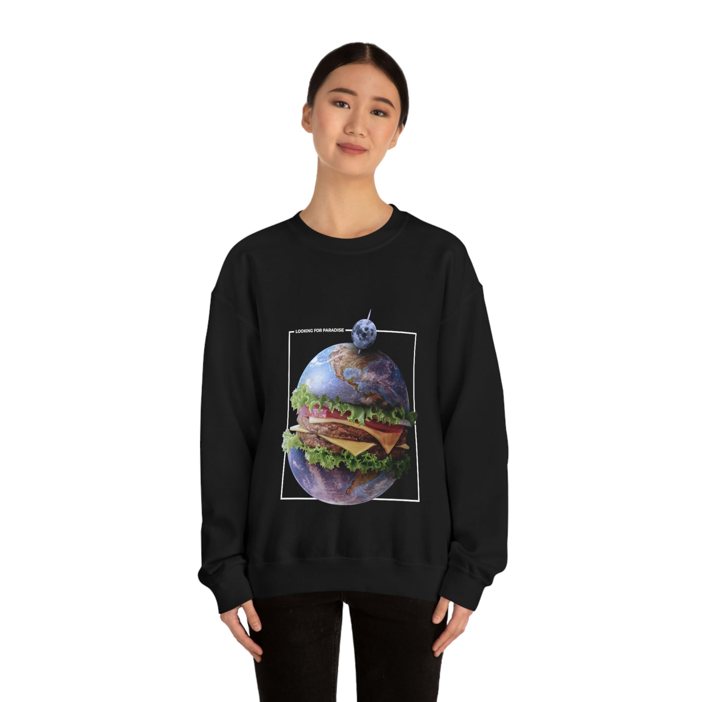 Planet Home Hamburger Y2k Aesthetic Sweatshirt