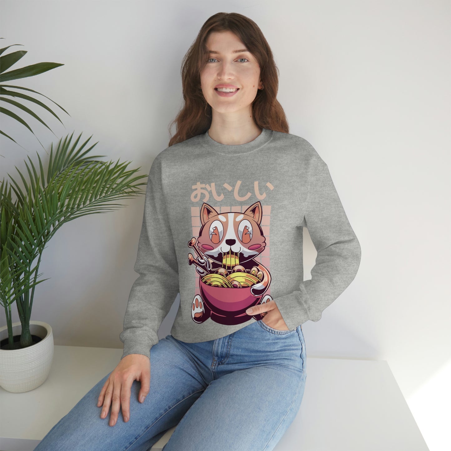 Kawaii Sweatshirt, Kawaii Clothing, Kawaii Clothes, Yami Kawaii Aesthetic, Pastel Kawaii Sweatshirt Ramen Sweater Sweatshirt