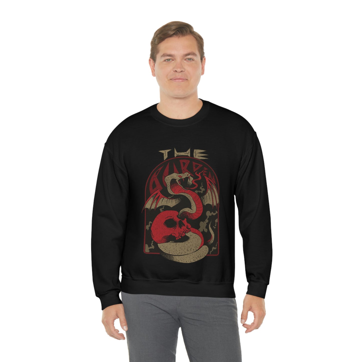 Snake and skull grunge Sweatshirt
