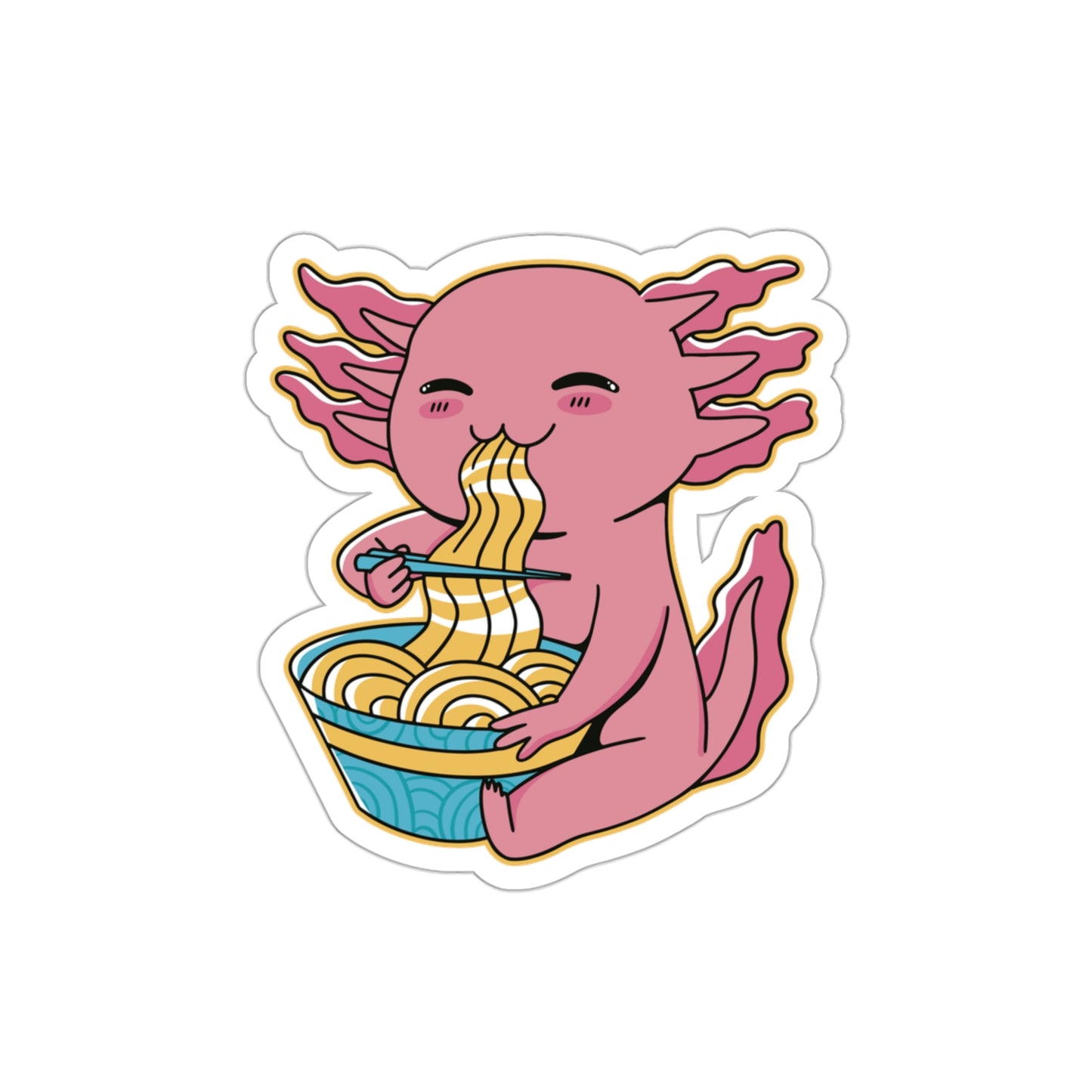 Kawaii Aesthetic, Yami Kawaii, Japanese Aesthetic Otaku Cute Axolotl Sticker