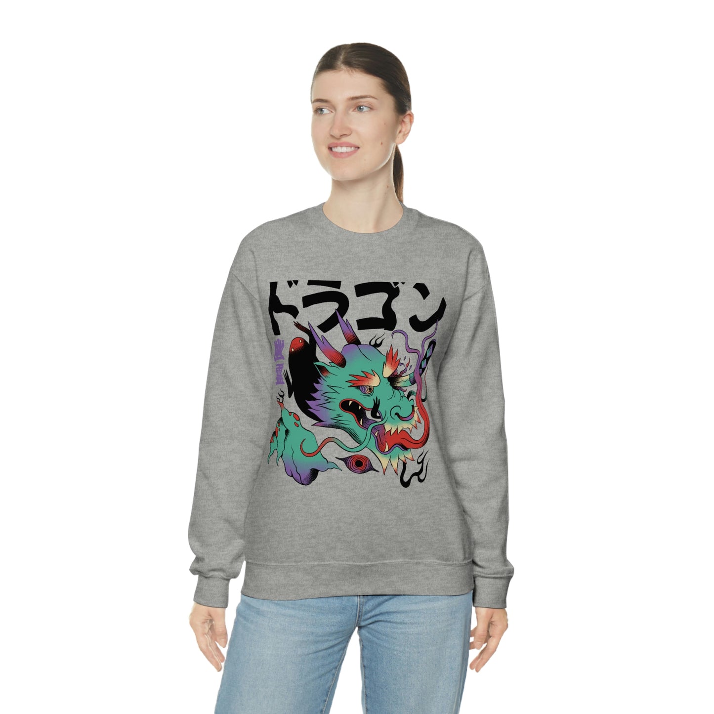 Indie Japanese Art, Japan Streeetwear Retro, Japanese Aesthetic Sweatshirt