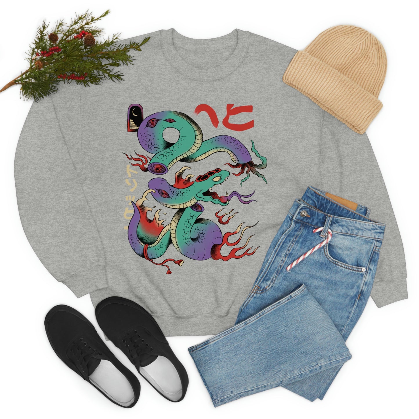 Indie Japanese Art, Japan Streeetwear Retro, Japanese Aesthetic Sweatshirt