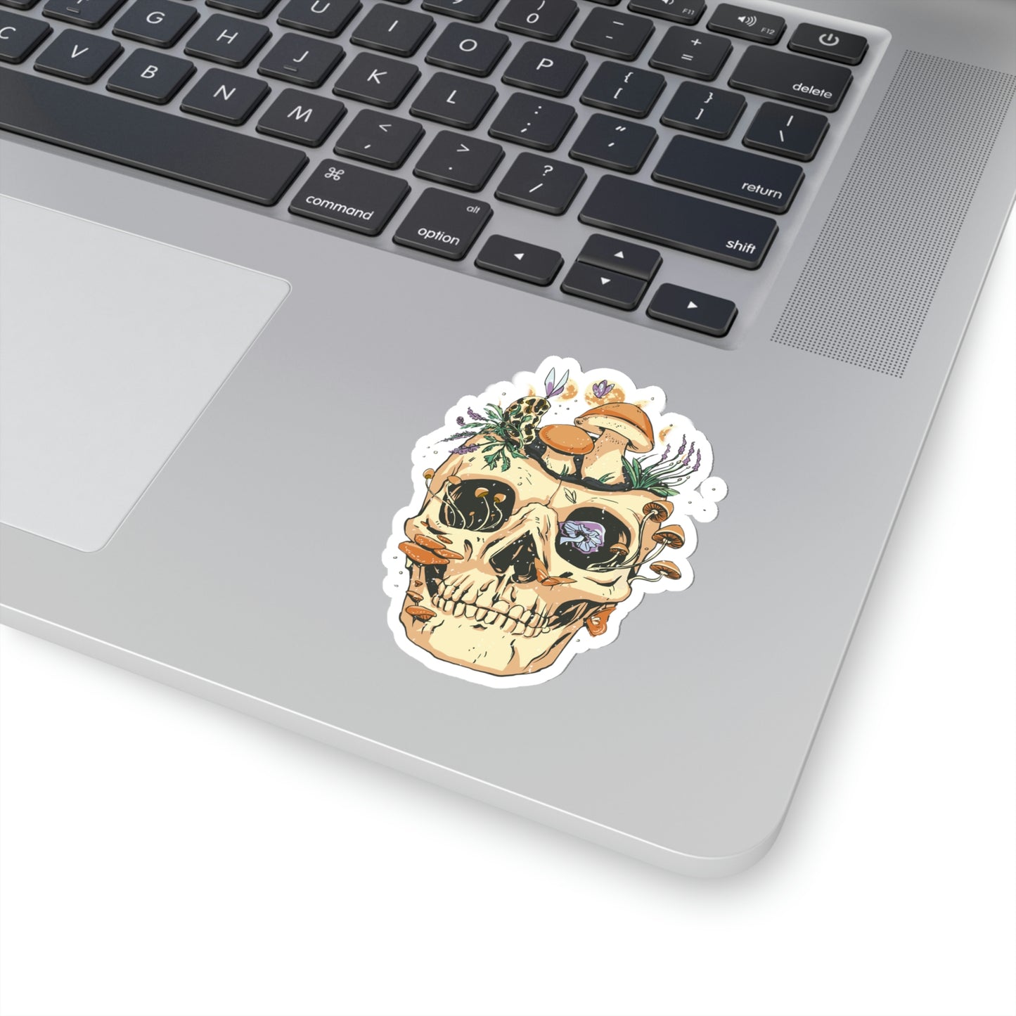 Cottagecore Aesthetic Skulls Mushroom Sticker