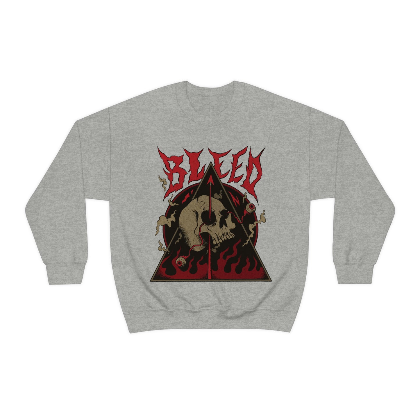 SKULL METAL BAND Goth Aesthetic Sweatshirt