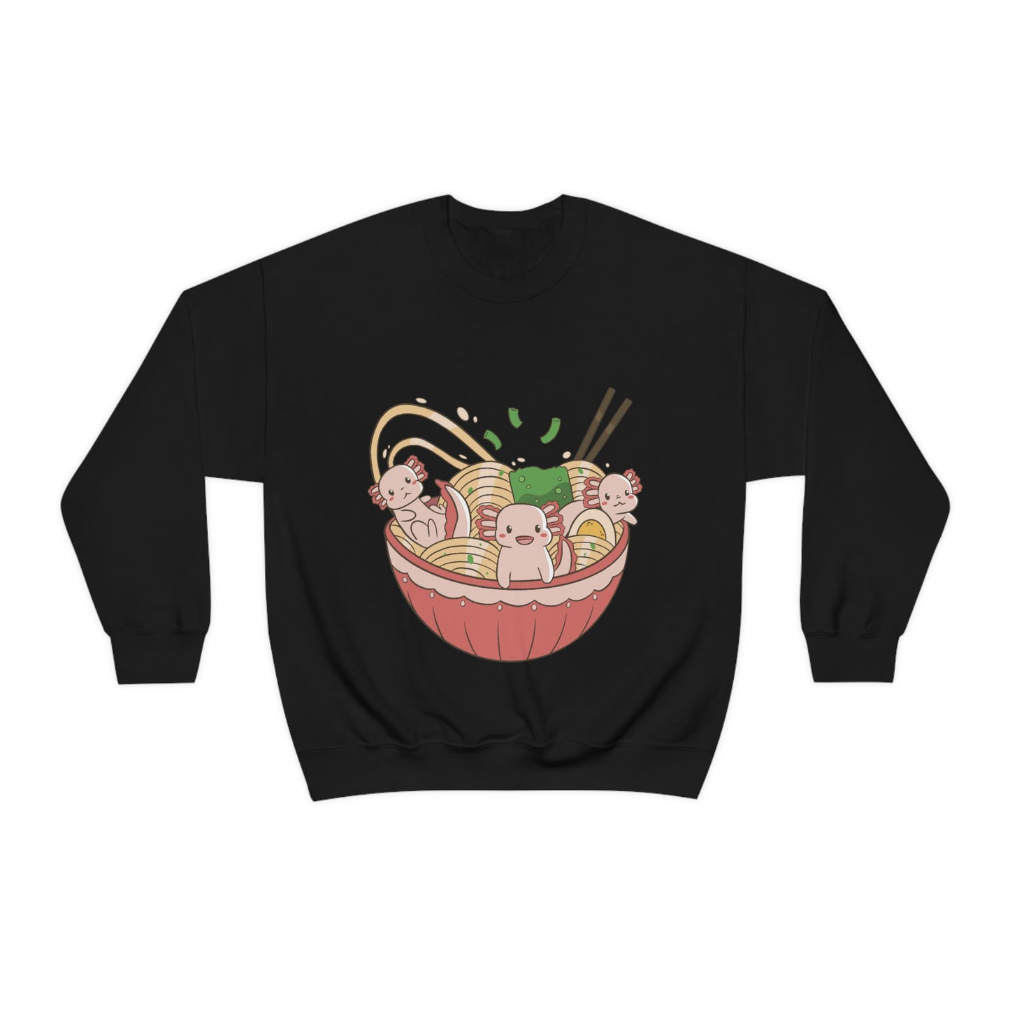 Kawaii Aesthetic, Yami Kawaii Cute Axolotls in Ramen Sweatshirt