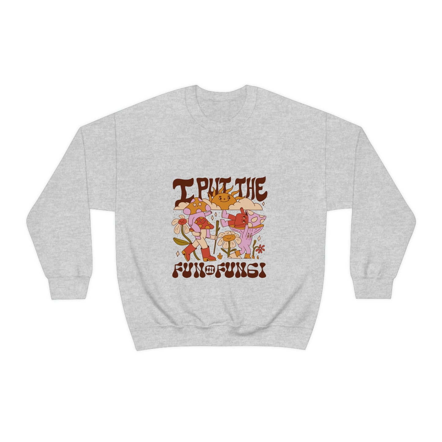 Cottagecore I Put The Fun In Fungi Sweatshirt