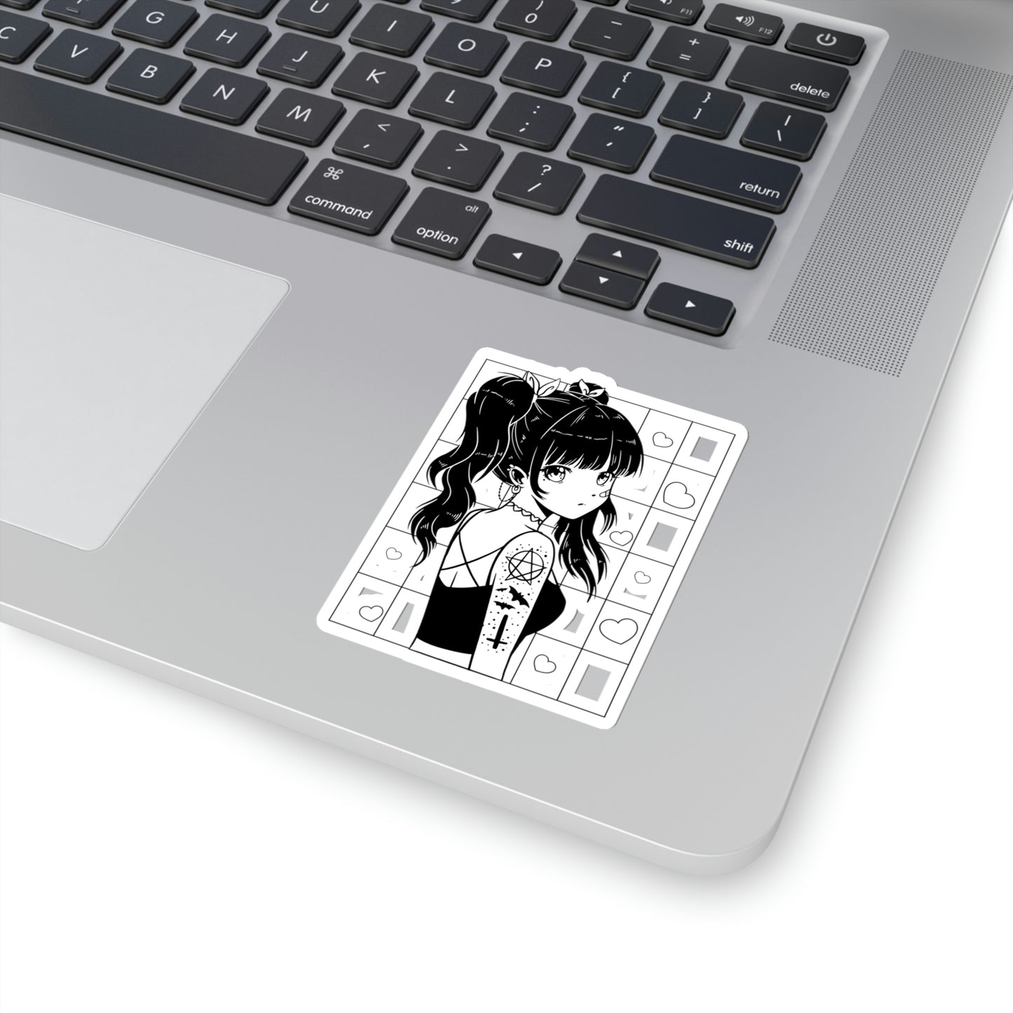 Anime Girl Goth Aesthetic Sticker