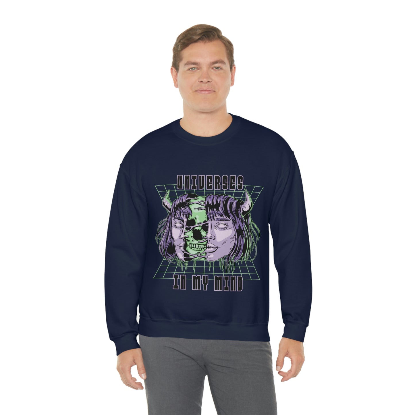 Universes In My Mind Pastel Goth Aesthetic Cyber Sweatshirt