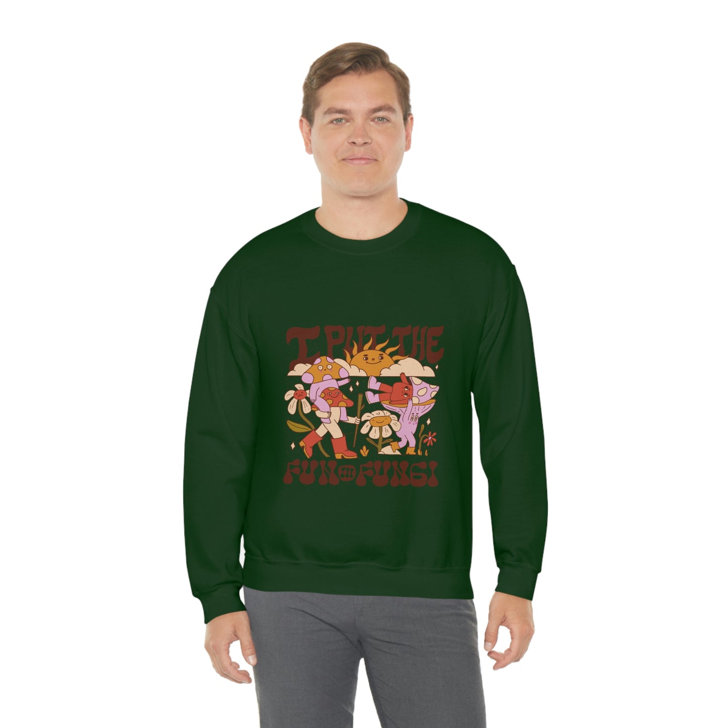 Cottagecore I Put The Fun In Fungi Sweatshirt