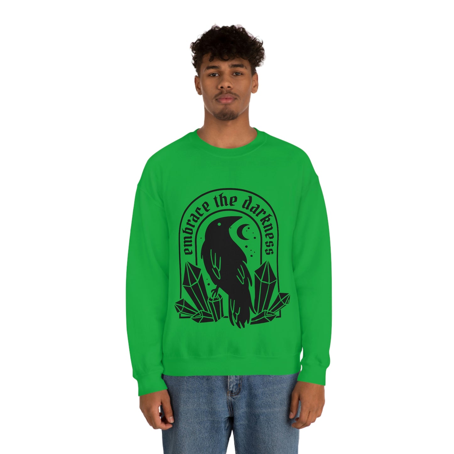 Embrace The Darkness Goth Aesthetic Sweatshirt