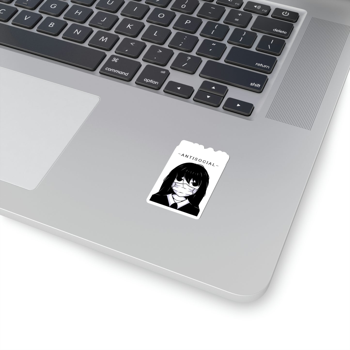 Antisocial, Japanese Aesthetic, Goth Aesthetic Sticker