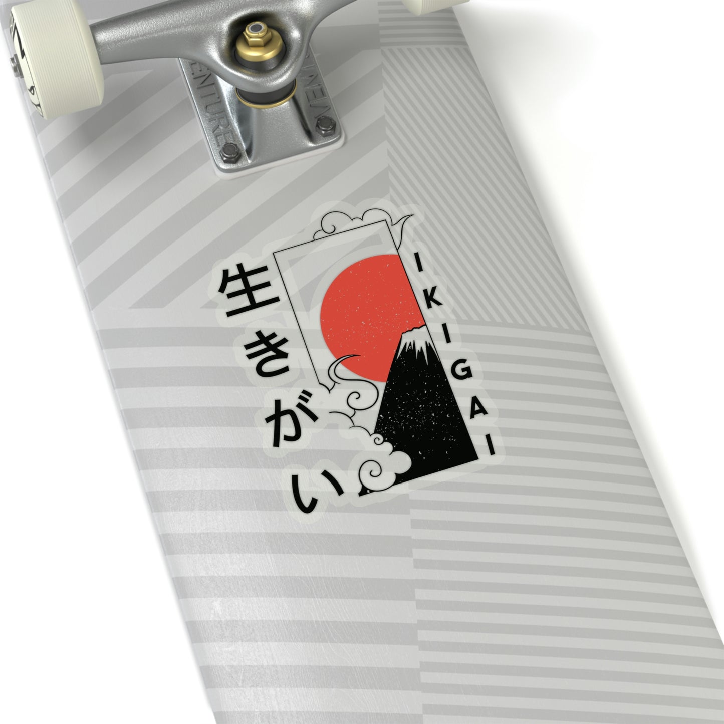 Japanese Aesthetic Ikigai Graphic Sticker