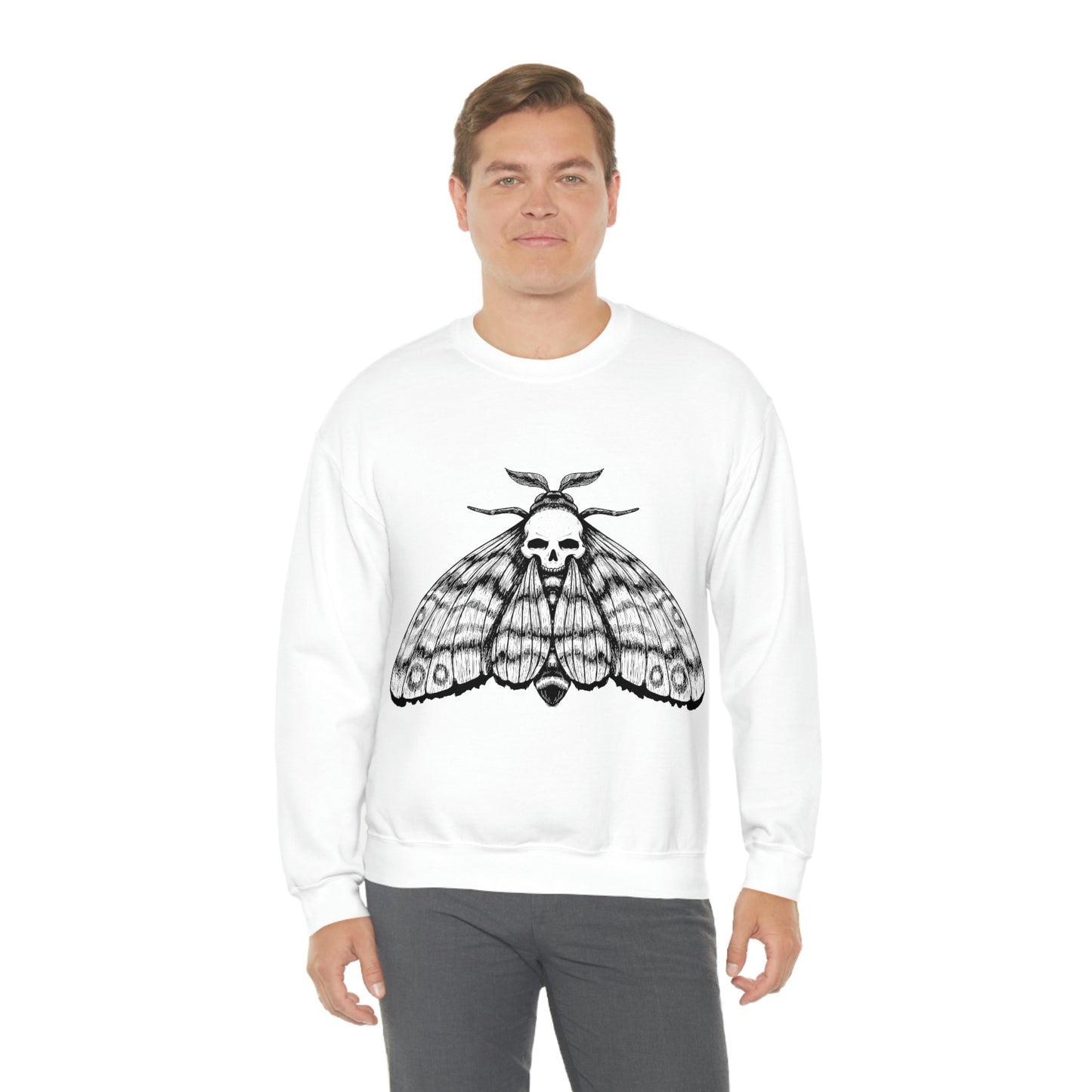 Ink Moth Skull Sweatshirt
