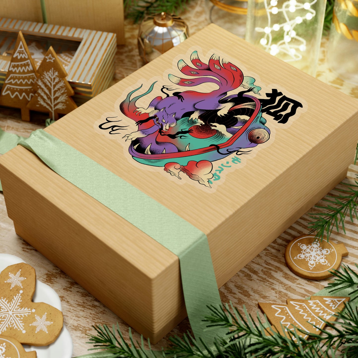 Psychedelic Japanese Aesthetic Art Sticker