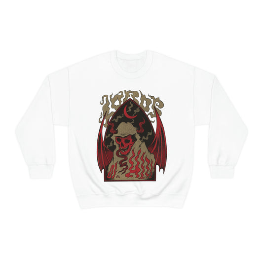 Demon Skull Grunge Sweatshirt