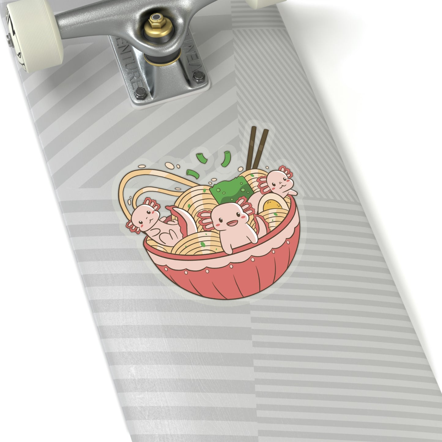 Kawaii Aesthetic, Yami Kawaii Cute Axolotls in Ramen Sticker